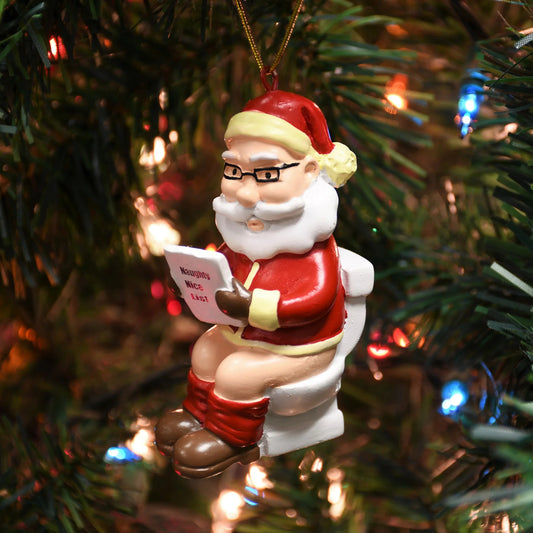 Santa On The Throne Christmas Ornament 6229