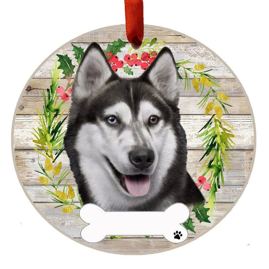 E&S Dog Christmas Ornament (Siberian Husky) 550-40