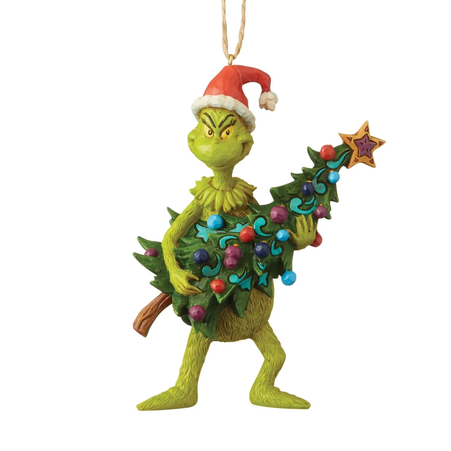 Grinch Holding Christmas Tree Ornament S6004069