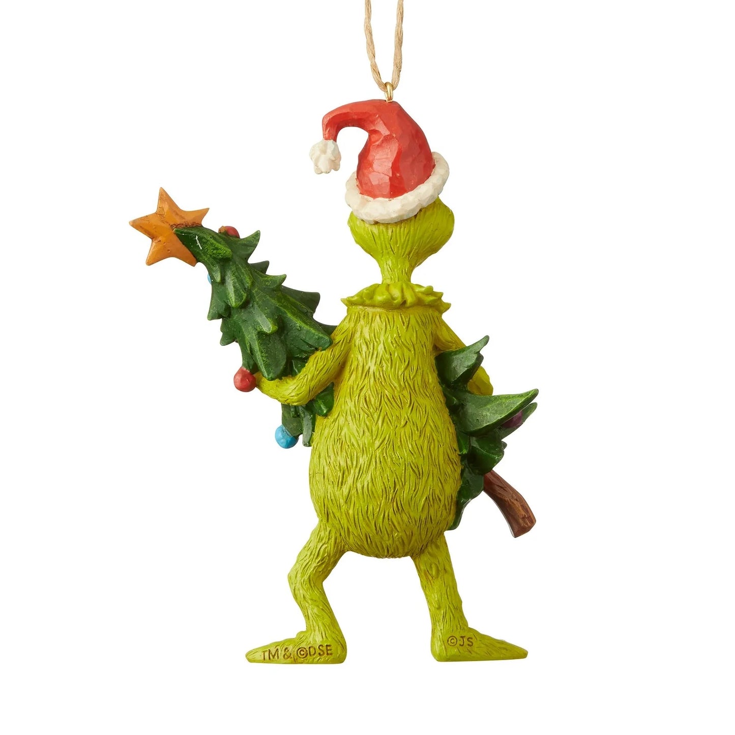 Grinch Holding Christmas Tree Ornament S6004069