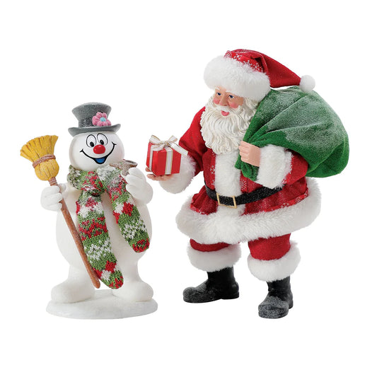 Frosty's Special Gift Santa Claus (Set of 2) 6011832