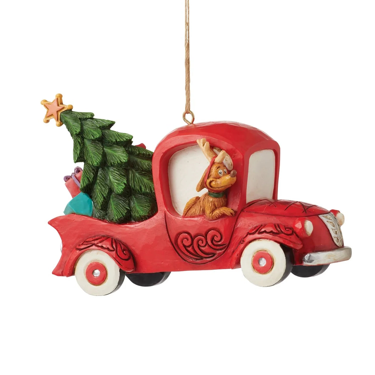 Dr. Seuss Grinch in Red Truck Ornament 6012706