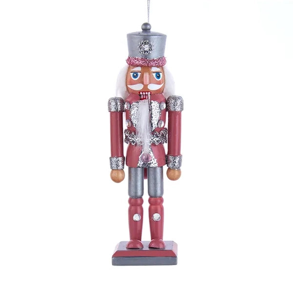6" Pink & Silver Glitter Nutcrackers F2193