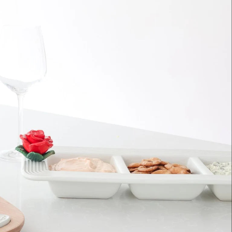 Pinstripes Garnish Dish G9