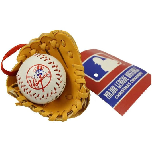 Yankee's Baseball & Glove Ornament MB9804YNK