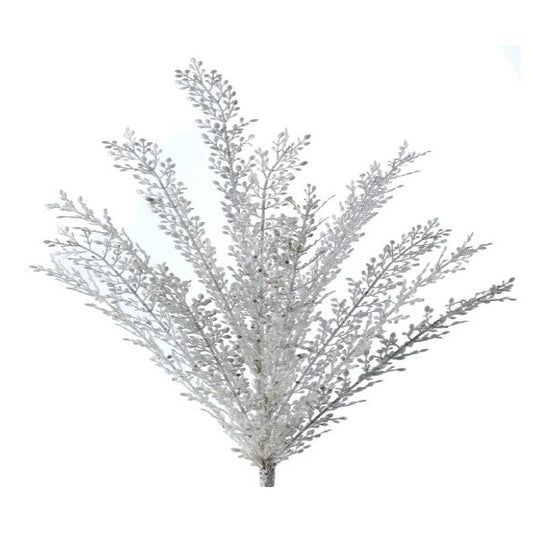 White Glitter Sequin Artemesia MTX62289