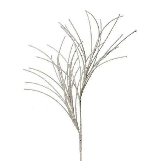 Regency Micro Beaded/Sequin Grass Spray: White MTX68916
