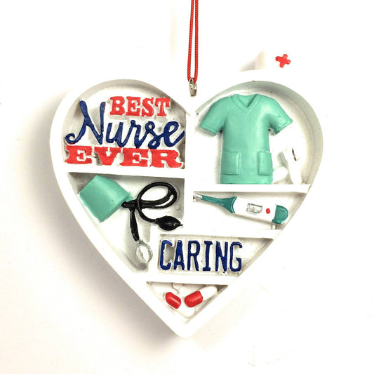 Best Nurse Ever Nurses Tree Ornament MX175944