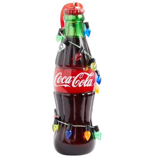 Coca-Cola® Bottle With Light String Ornament 1224