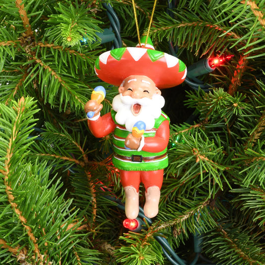 Fiesta Santa Christmas Ornament 0467