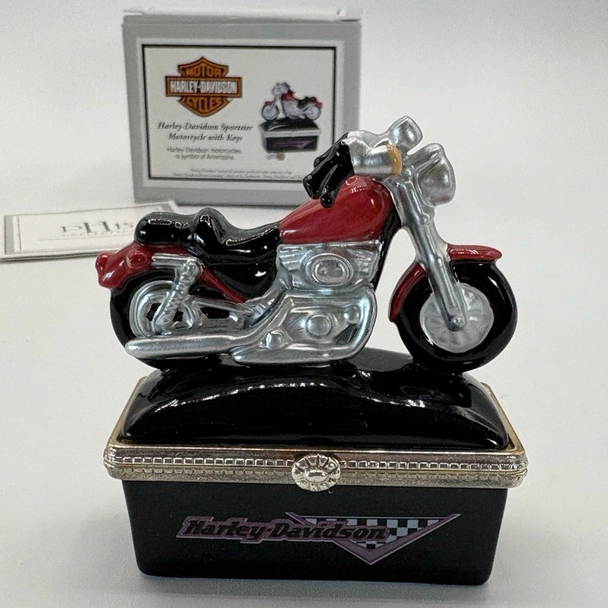 Harley-Davidson Sportster Motorcycle with Key Hinged Box 34813-0
