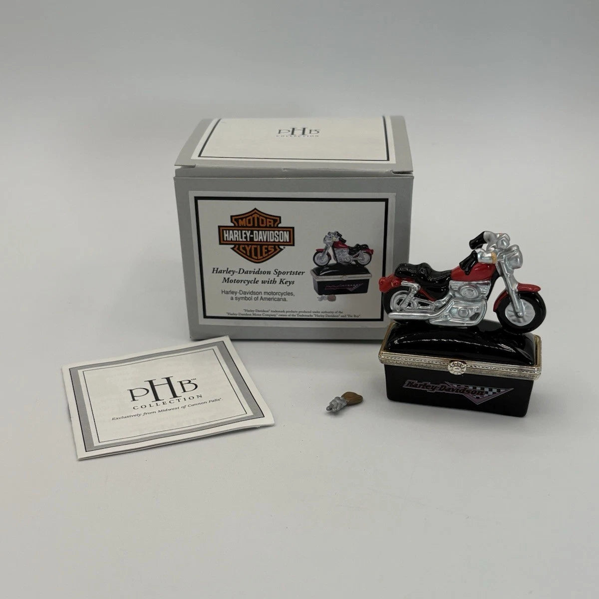 Harley-Davidson Sportster Motorcycle with Key Hinged Box 34813-0