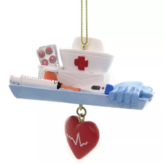 Nurse Tray Tree Ornament J8535
