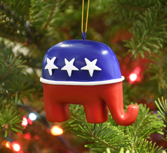 USA Presidential - Political Christmas Ornament (Republican Party) 4072