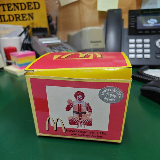 Ronald McDonald Ltd. Ed. with Golden Arches Hinged Box