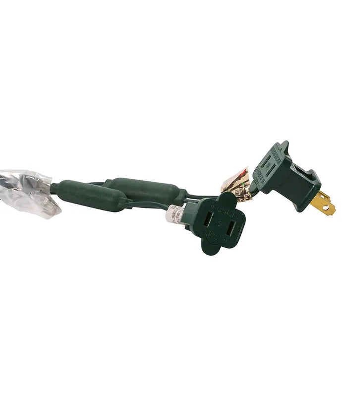 50-Count Teal Frost 5MM LED Christmas Lights, 25 ft Green Wire UL4100WWF