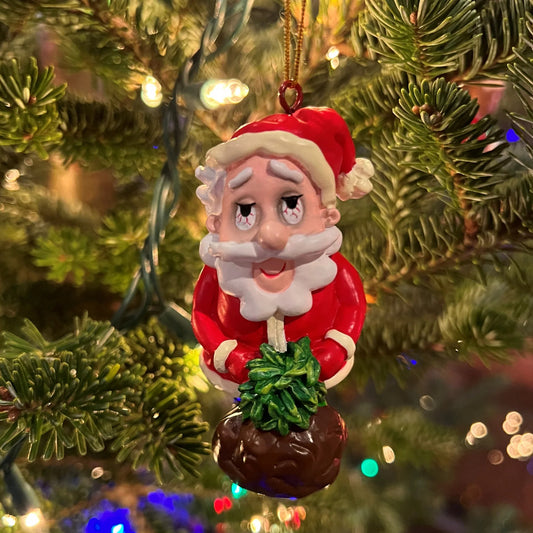 Green Christmas Funny Weed Christmas Ornament 0351
