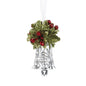 Clear Mistletoe Krystal Bell Ornament 242813