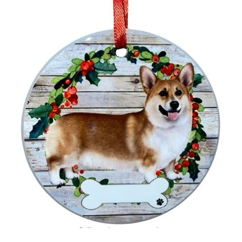 E&S Dog Christmas Ornament (Welsh Corgi) 550-100