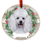 E&S Dog Christmas Ornament (Poodle) 550-28