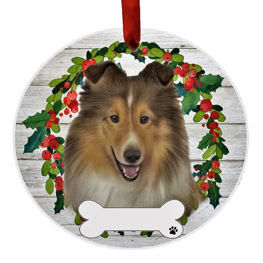 E&S Dog Christmas Ornament (Sheltie) 550-37