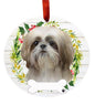 E&S Dog Christmas Ornament (Shih Tzu) 550-38