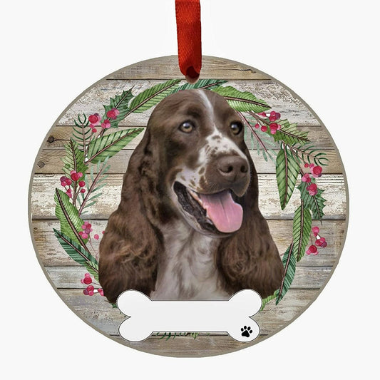 E&S Dog Christmas Ornament (Springer Spaniel) 550-42