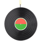 Personalizable Record Turntable Music Christmas Ornament 5796