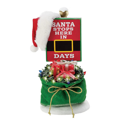 Santa Stops Here Sign 6014783