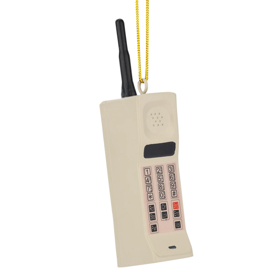 80's Cell Phone Resin Christmas Ornament 6076