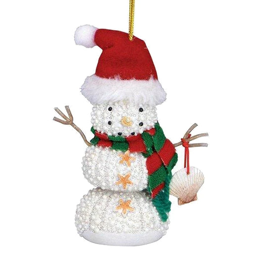 Sea Urchin Snowman Ornament 877-48