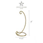 9" Gold Stand Ornament Holder DS209G