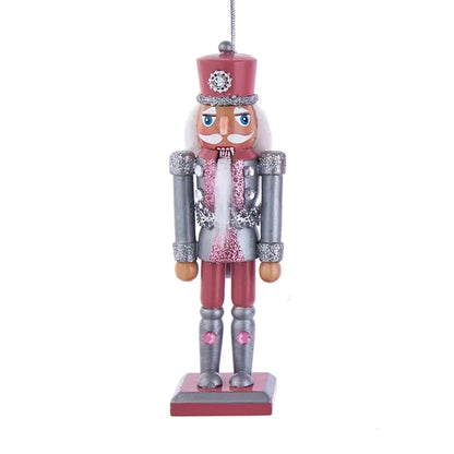 6" Pink & Silver Glitter Nutcrackers F2193