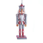 6" Pink & Silver Glitter Nutcrackers F2193