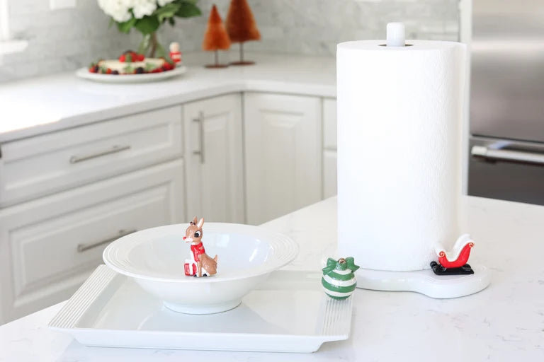 Pinstripes Melamine Paper Towel Holder MEL11