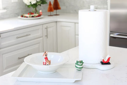 Pinstripes Melamine Paper Towel Holder MEL11