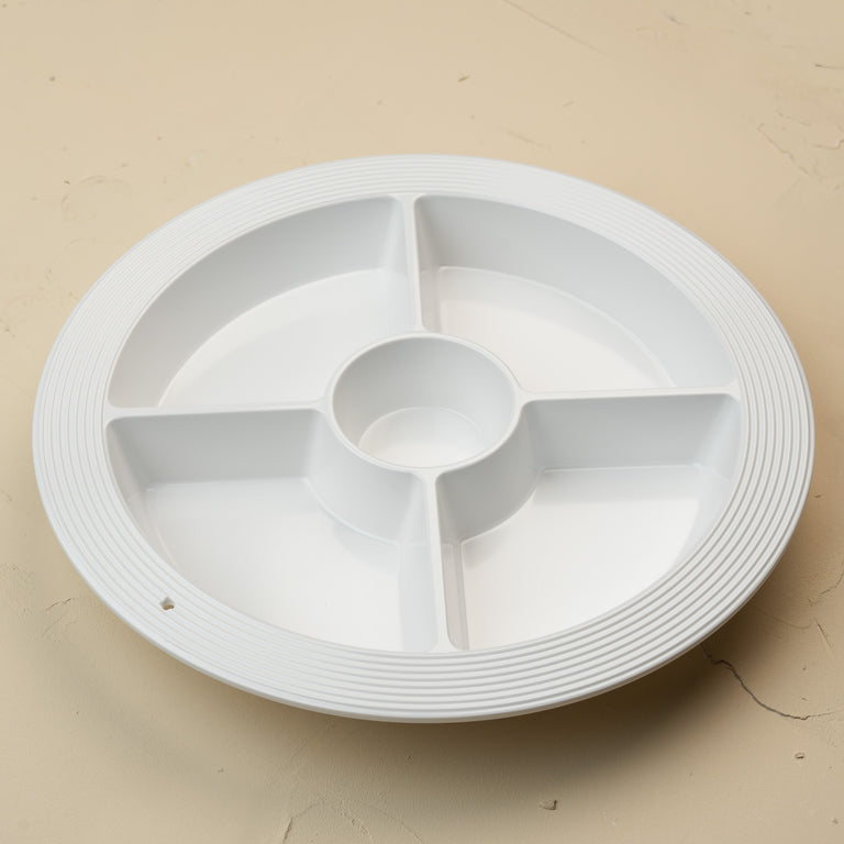 Pinstripes Melamine Divided Dish MEL16B