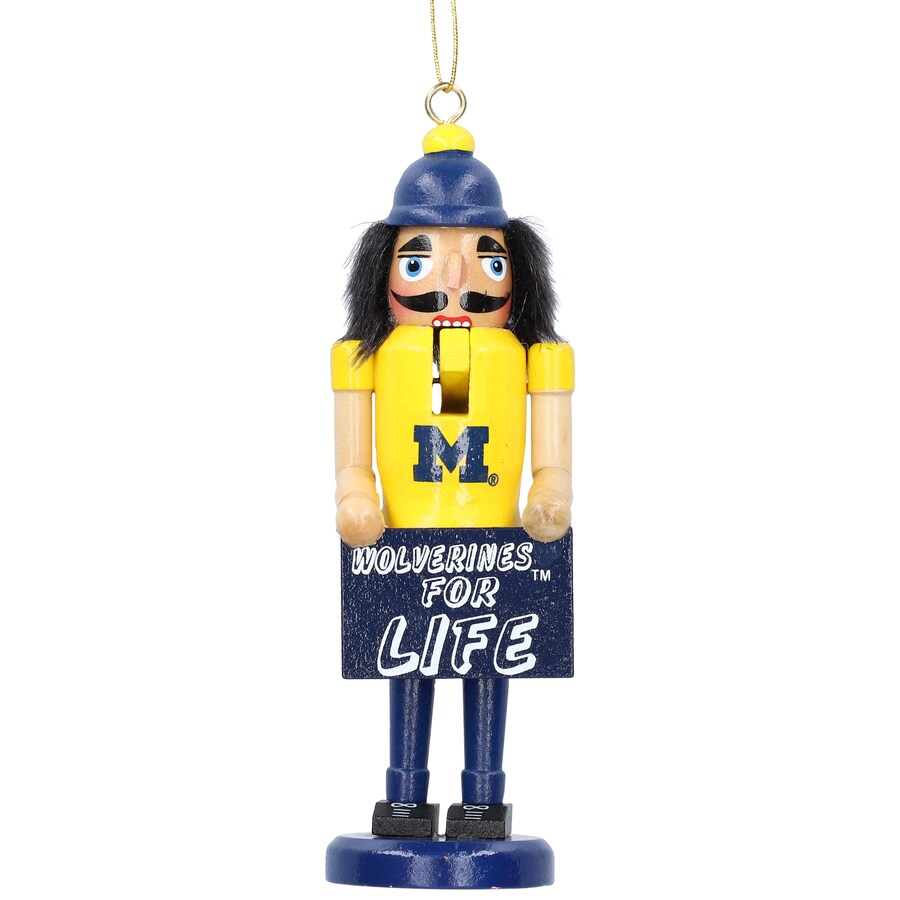 Michigan 12" Wolverines for Life Nutcracker MIW035