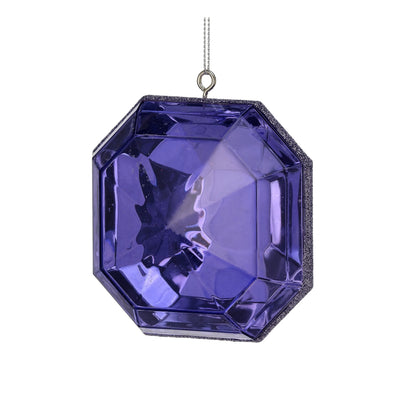 5" Acrylic Square Purple Ornament MTX67413
