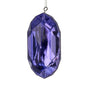5" Acrylic Oblong Purple Ornament MTX67414