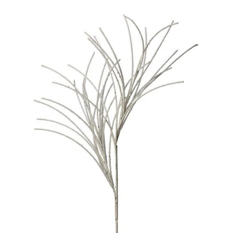 Regency Micro Beaded/Sequin Grass Spray: White MTX68916