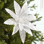 Glitter Spray Winter Poinsettia Stem MTX73378