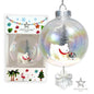 Polar Bear Plastic Ornament with Magnetic Crystal 3"x7" AF361