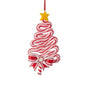 5" Pink, Red & White Candy Cane Tree Ornament T2033