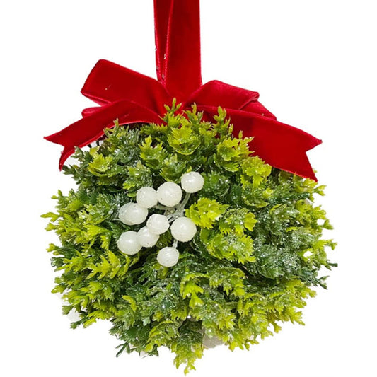 Christmas Kisses Mistletoe Ball Ornament T2273