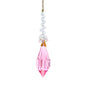 Acrylic Pink Drop Ball, Diamond & Teardrop Ornaments T3691