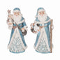 Coastal Glitz Santa Figurine (Set Of 2) Y7528