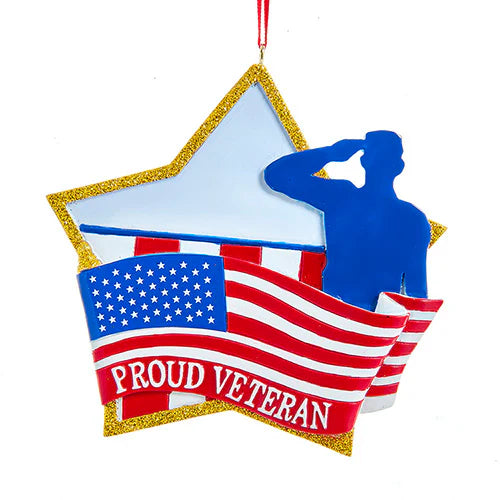 Proud Veteran Ornament A2055