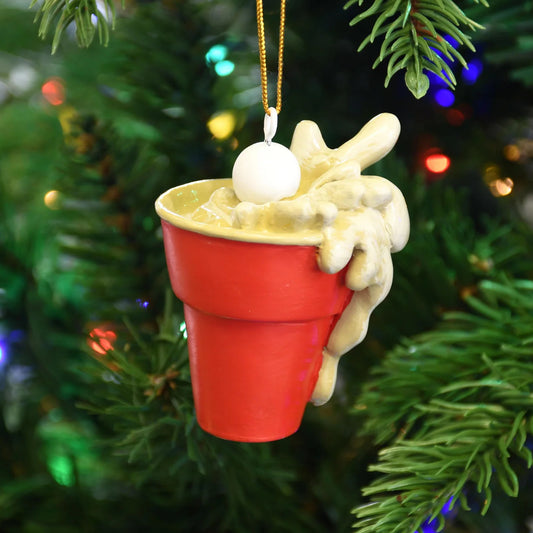Beer Pong Christmas Ornament 6045