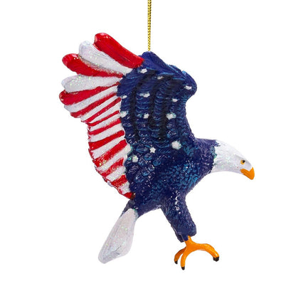 4.5" Stars and Stripes Eagle Ornament C8296